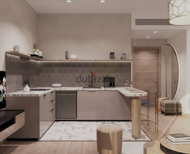 Your apartment is finished, at the lowest price per square meter, with a 5% down payment and 8 years installments, in front of Madinaty, at a distingu 6
