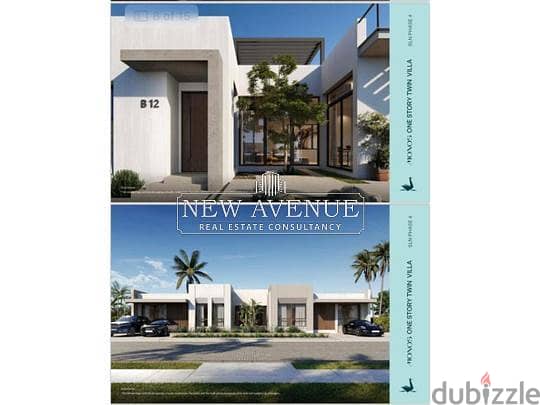 One Story Twin House Delivery one year 1st row lagoon 2