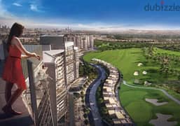 A two-room apartment in the only golf compound in Mostaqbal City, with an area of 115 acres, with the lowest down payment and longest payment.
