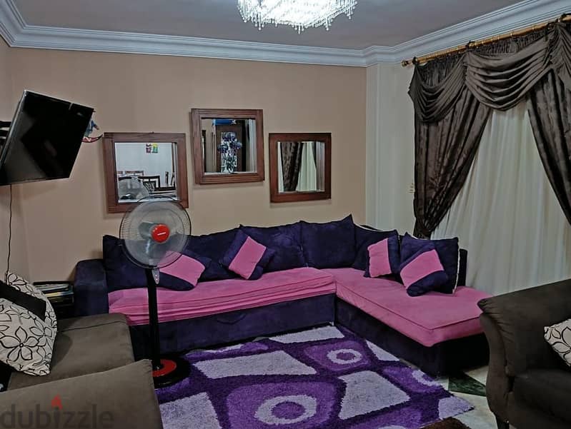 apartment for rent in madinaty 2 bedrooms 96m + 50m garden Fully Furnished 3