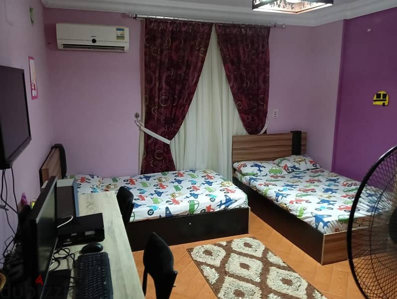apartment for rent in madinaty 2 bedrooms 96m + 50m garden Fully Furnished 5