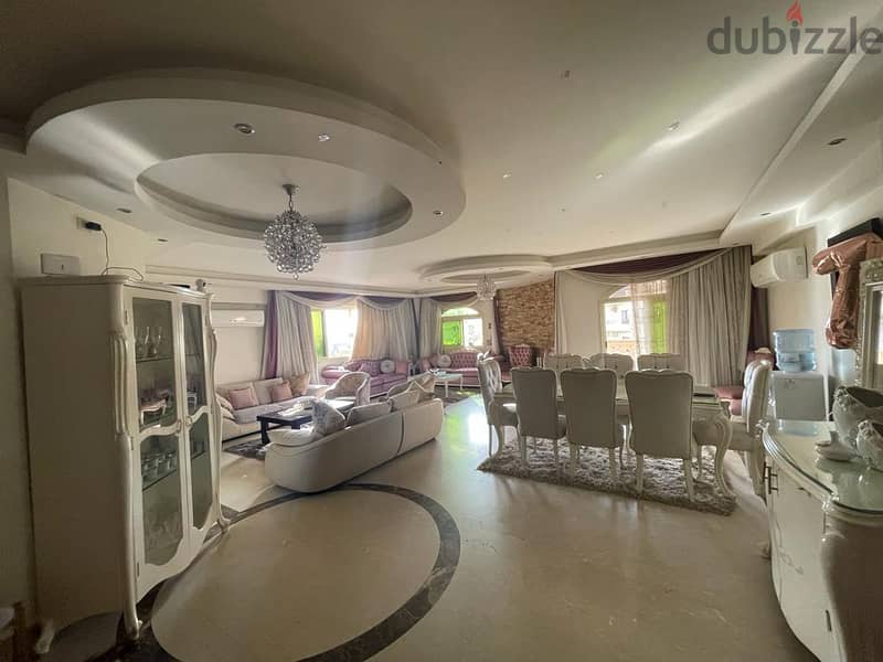 Apartment for sale in new Cairo - fully finished- ready to move - 240 sqm - 3bed -3bath  - fifth settlement 1