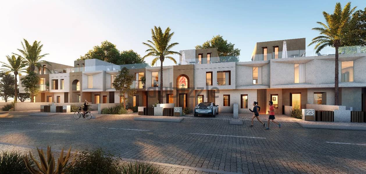 With a 5% down payment, a townhouse corner for sale in Vye Sodic Compound in Sheikh Zayed, Vye Sodic, 7 years installments 9