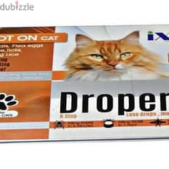 IXIR | DROPERS Spot-on 3 doses - امبولات لعلاج الحشرات في القطط 3