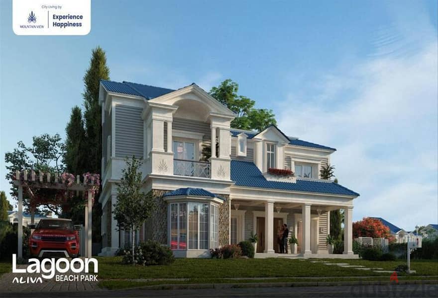Best Price for Resale Aliva Mountain View Mostakbal City Beach House for sale Lagoon View Less than Developer Price  Installments 5