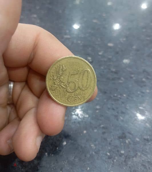عملة 50 يورو سنت 2001 فرنسا 1