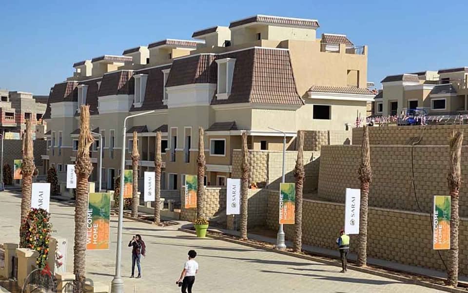 A finished apartment for sale in installments a in Sarai Compound 13