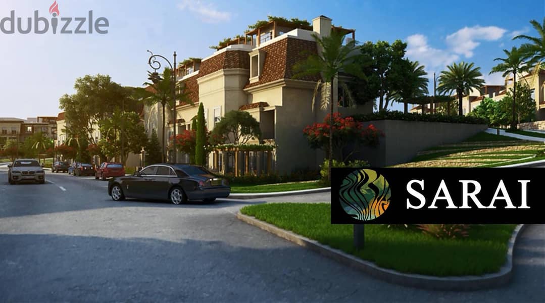 A finished apartment for sale in installments a in Sarai Compound 15