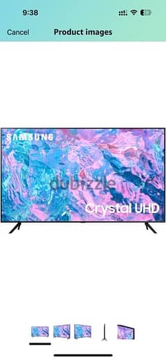 Samsung 65 Inch 4K UHD Smart LED TV UA65CU7000UXEG 0