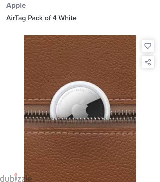 Apple 

AirTag Pack of 4 White 4