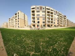apartment 129 m with garden ready to move finished ,  compound sarai 0