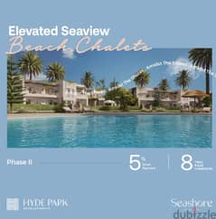 chalet for sale sea view fully finished in seashore hyde park north coast ras el hekma 0