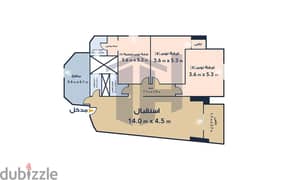 Apartment for rent, 191 m, Smouha (branched from Mostafa Kamel St. ) 0