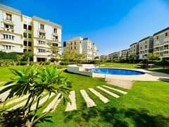 A 2bedroom apartment overlooking the pool, Ultra Super Lux, with kitchen and ac’s, in Mountain View Hyde Park, New Cairo 0