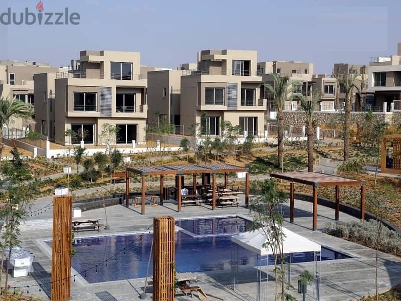 Apartment with garden Prime Location direct on landscape For Sale Under market price in Palm hills New Cairo 5