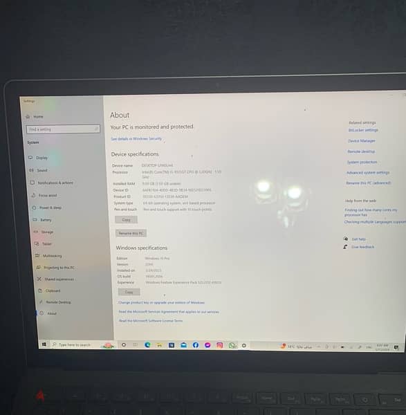 laptop Microsoft surface 3 10th genaration 8