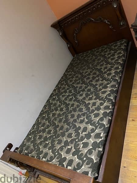 سرير خشب زان غير مستعمل 1