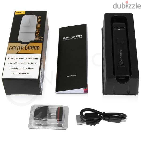 كاليبرن جي 3 من يو ويل فيب بود جديد متبرشم UWELL CALIBURN vape bod G3 3