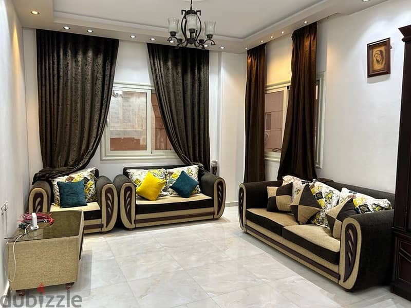 fully furnished in primed location El Banafseg buildings Apertment 3