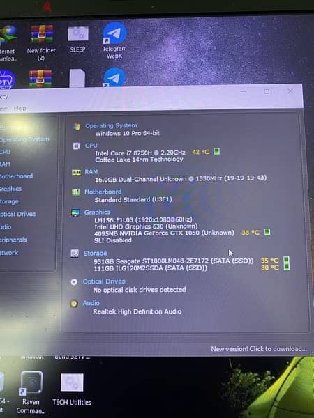 Malaysian laptop Illegear Raven i7-8750h 8th generation gtx 1050 4