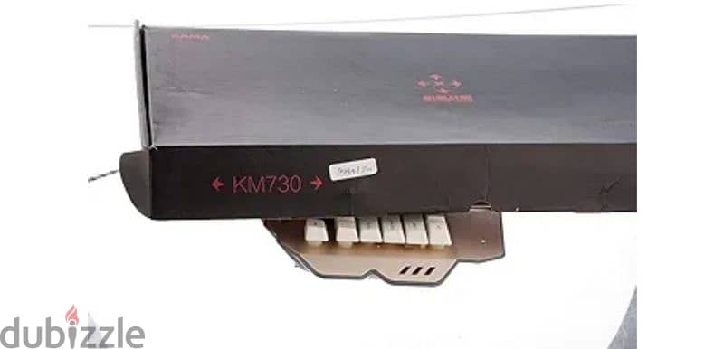 SAMA Semi mechanical RGB usb keyboard KM730 4