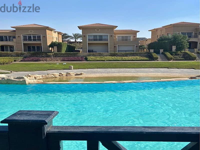 sepcial villa for sale in stone park new cairo  doule view 12