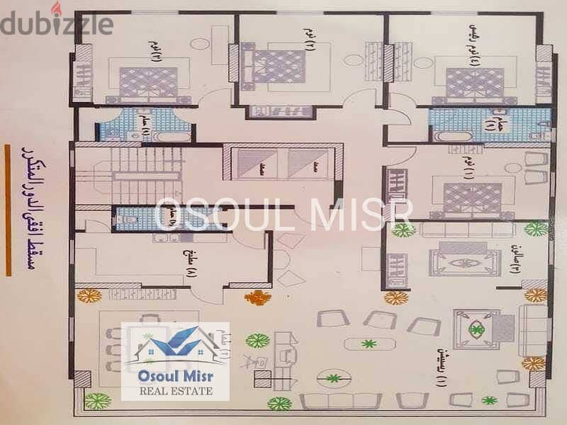 Apartment for sale in Mohandiseen, on the main El Batal Street, 346m 8