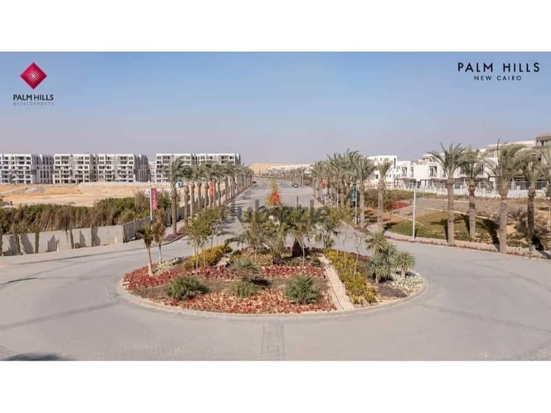 Apartment 252 m for sale ready to move with garden cash 4 bedrooms prime location in palm hills new cairo 7