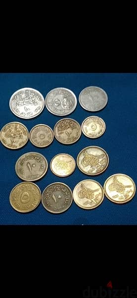 مجموعه كبيره جدا من العملات المصريه و الاجنبيه 2