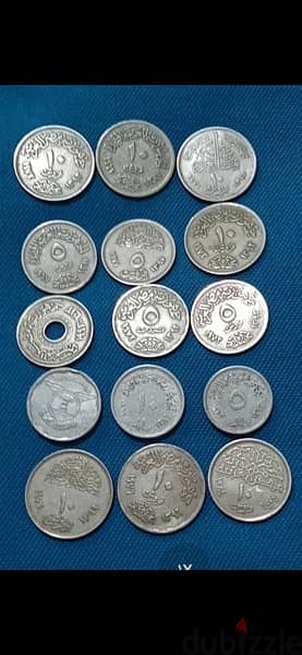 مجموعه كبيره جدا من العملات المصريه و الاجنبيه 4