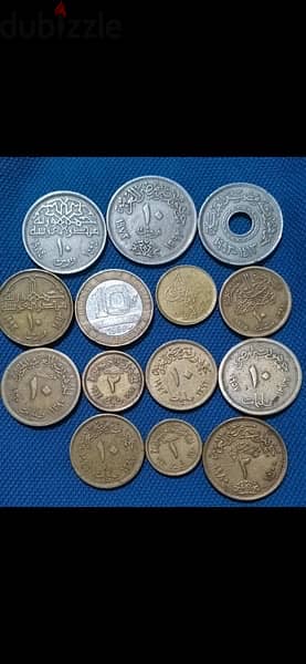 مجموعه كبيره جدا من العملات المصريه و الاجنبيه 11