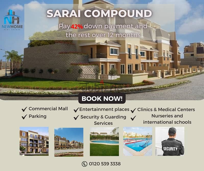 In installments over 96 months, you can own your unit in a luxurious compound in New Cairo 3