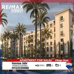 Resale Fully Finished Apartment In Village West - ElSheikh Zayed