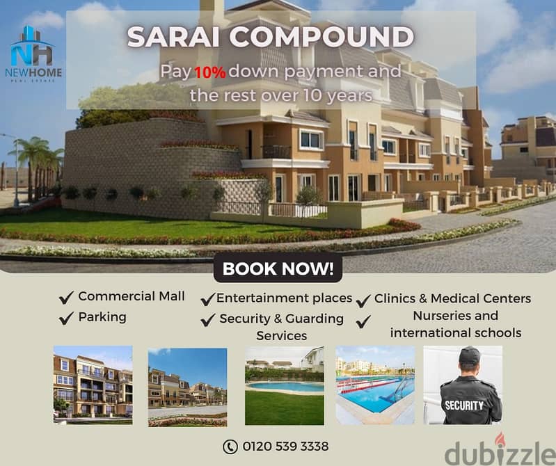 For a limited time, own your apartment in 96-month installments in the most luxurious SarI SHEYA Compound, New Cairo. 2