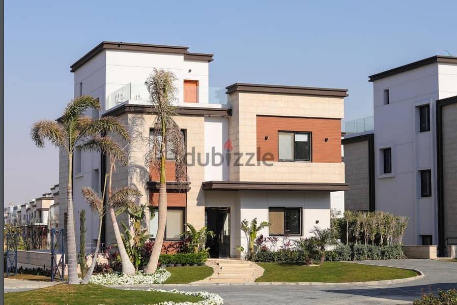 Amazing Twin House 264m  For Sale  prime location in Azzar 2 Infinityn new cairo 2