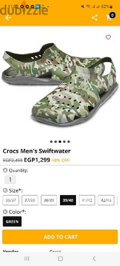 crocs mens swiftwater