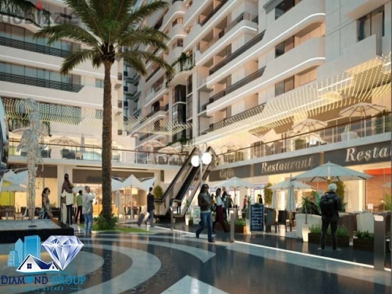 Immediate receipt shop, 60 meters, the most distinguished space in the project, a distinctive location directly in front of City Stars 2