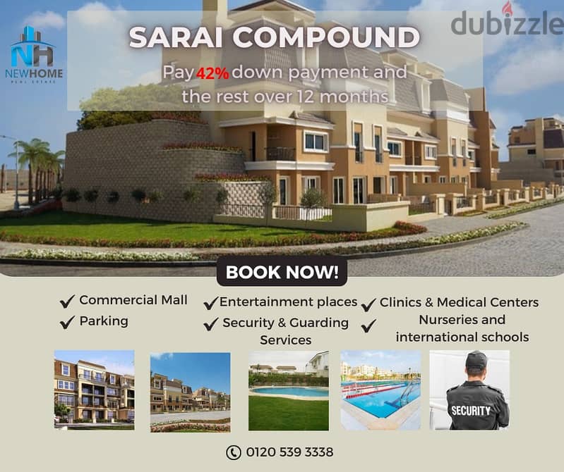 Own your unit in the most luxurious compound in SARAI SHEYA in the heart of New Cairo 3