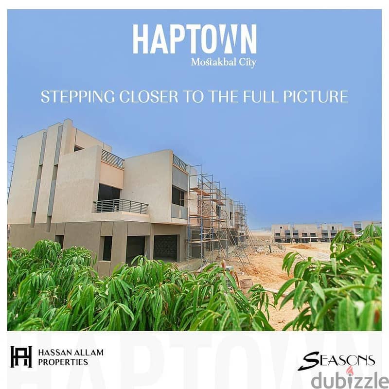 Twin house prime location green spine view at Haptown Hassen Allam Valleys phase 1