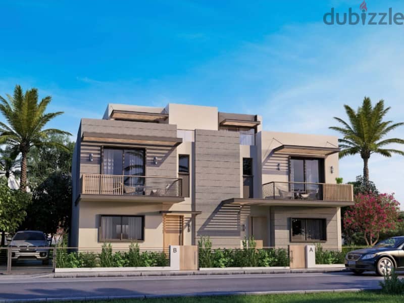 With a 5% down payment, own an apartment with a private garden area in the heart of New Zayed. Garden Lakes 8