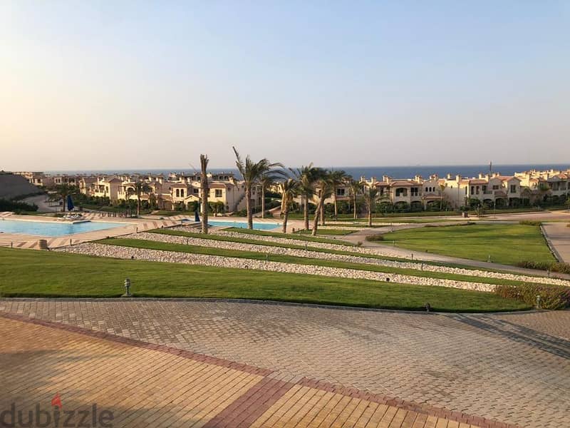 Chalet With Garden Ready To Move Sea View Fully finished In La Vista Gardens Ain Sokhna 4