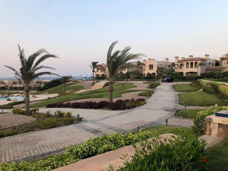 Chalet With Garden Ready To Move Sea View Fully finished In La Vista Gardens Ain Sokhna 5