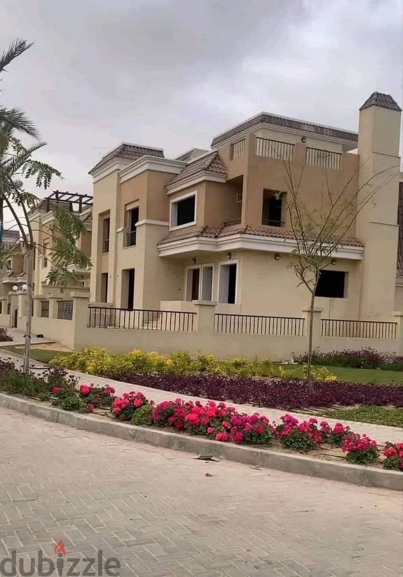 Villa for sale in compound #Saray, New Cairo (lands - first - roof) 8