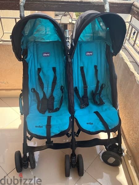 twins stroller chicco(echo) 3