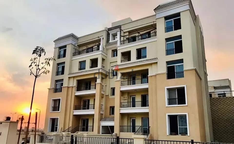 apartment 141 m [ 3 bedrooms ground with  garden ] in Saray Mostakbal City 10% down payment and installments over 8 years 6