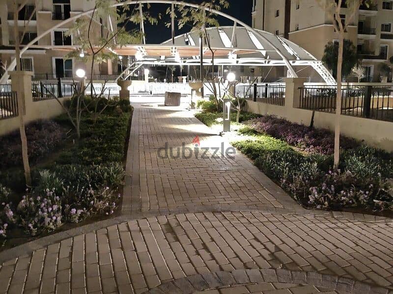 apartment 141 m [ 3 bedrooms ground with  garden ] in Saray Mostakbal City 10% down payment and installments over 8 years 9