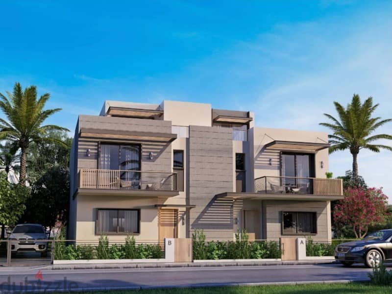 With a 5% down payment, own an apartment with a private garden area in the heart of New Zayed. Garden Lakes 10