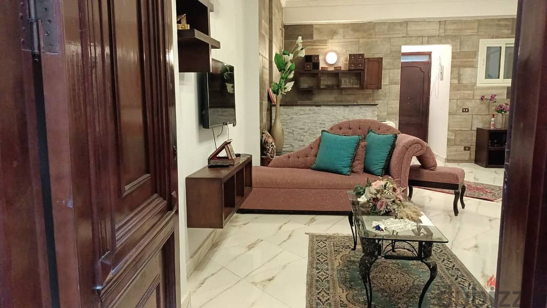 Fully-finished apartment 100 m. for rent in prime location Al Narges 9