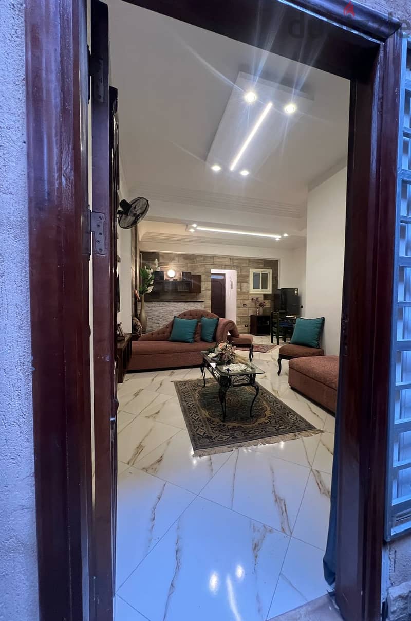 Fully-finished apartment 100 m. for rent in prime location Al Narges 25