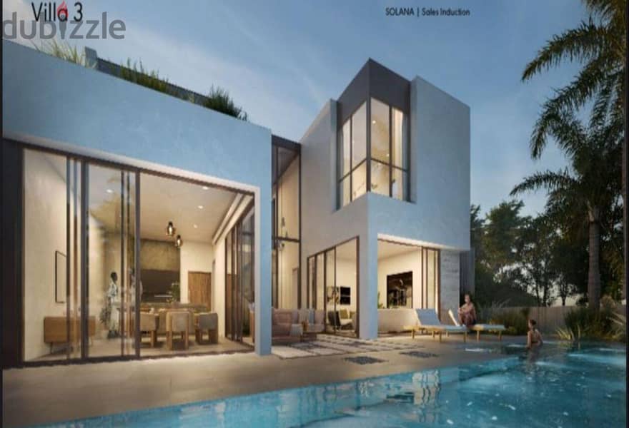 Finished townhouse villa for sale in Hills Of One New Zayed 200m with 8 installments  تاون هاوس فيلا للبيع  في الشيخ زايد هيلز اوف وان 7